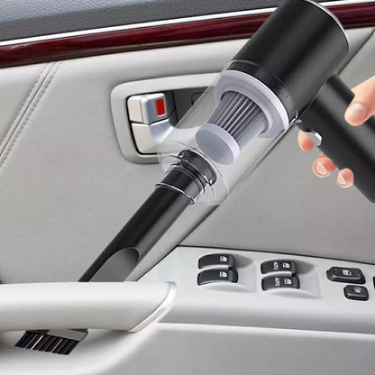Aspirador de Pó Portátil Recarregável – Sem Fio, Para Casa e Carro
